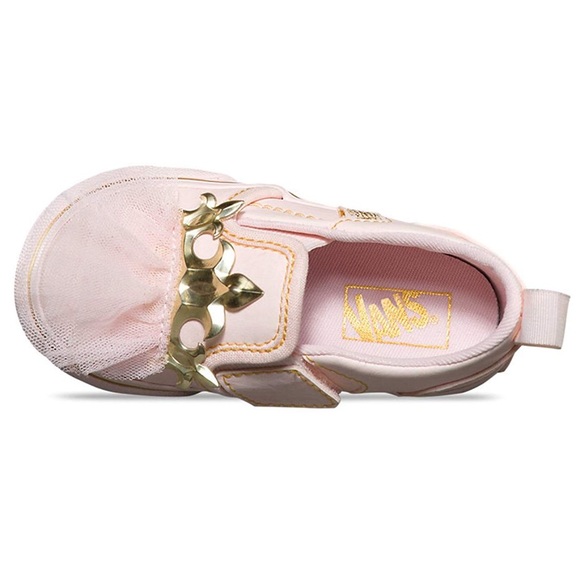 NWT Vans Asher V Crown Princess 👑 Girl’s AUTHENT - Picture 2 of 8